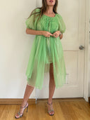 80's Mint Dress Set S