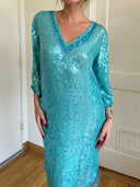 VINTAGE BEADED DRESS S