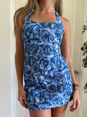 FLORAL MINI DRESS XS
