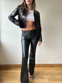 LOUIS VUITTON LEATHER BIKER JACKET M
