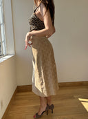 GUCCI 70's Velvet Skirt M