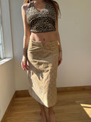 GUCCI 70's Velvet Skirt M