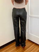 GF FERRE LEATHER PANTS S