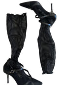 Rodolphe Menudier Fishnet Boots IT 37