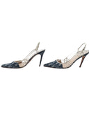 CHRISTIAN DIOR LOGO SLINGBACKS IT 39