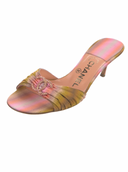 CHANEL Crystal Sandals IT 37.5