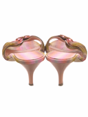 CHANEL Crystal Sandals IT 37.5