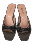 PRADA SEQUIN SANDALS IT 40