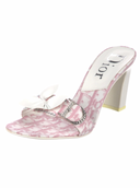 CHRISTIAN DIOR Canvas Mules IT 38.5