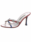 MANOLO BLAHNIK STAR SANDALS IT 38.5