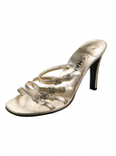CHANEL CRYSTAL CC HEELS IT 38