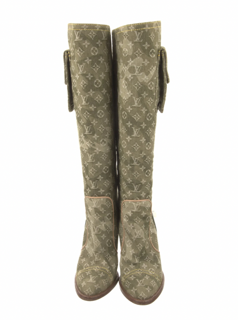 Lv high top boots