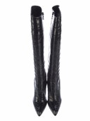 PRADA SNAKESKIN BOOTS IT 38.5