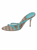 GUCCI CANVAS SANDALS IT 38.5