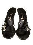 CHANEL CRYSTAL CC HEELS IT 38