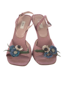 PRADA Floral Sandals IT 37