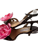 JIMMY CHOO FLOWER SLINGBACKS IT 38
