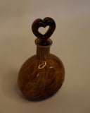 1980's HEART DECANTER