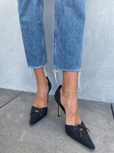 GUCCI Vintage GG Canvas D'Orsay Pumps IT 38.5