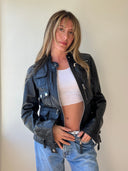 D&G Leather Jacket M