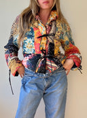 ROBERTO CAVALLI Silk Jacket S