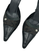 CHANEL Travel Ligne Canvas Mules IT 39
