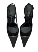 CHANEL STAR SLINGBACK PUMPS IT 39