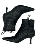 CHANEL Snakeskin Booties IT 36
