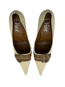 CHRISTIAN DIOR BUCKLE PUMPS IT 38.5