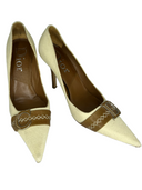 CHRISTIAN DIOR BUCKLE PUMPS IT 38.5