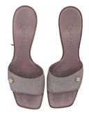 CHANEL Canvas Slides IT 38