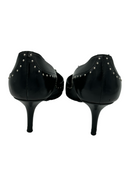 CHRISTIAN DIOR Leather Studded Pumps IT 35.5