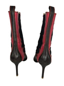 CHRISTIAN DIOR Red Leather Western Boots IT 40