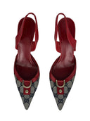GUCCI GG Monogram Slingbacks IT 38