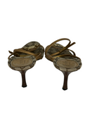 GUCCI Monogram Slingback Sandals IT 39.5