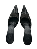CHANEL Canvas Mules Pumps IT 40.5