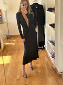 CELINE Deep V Dress S