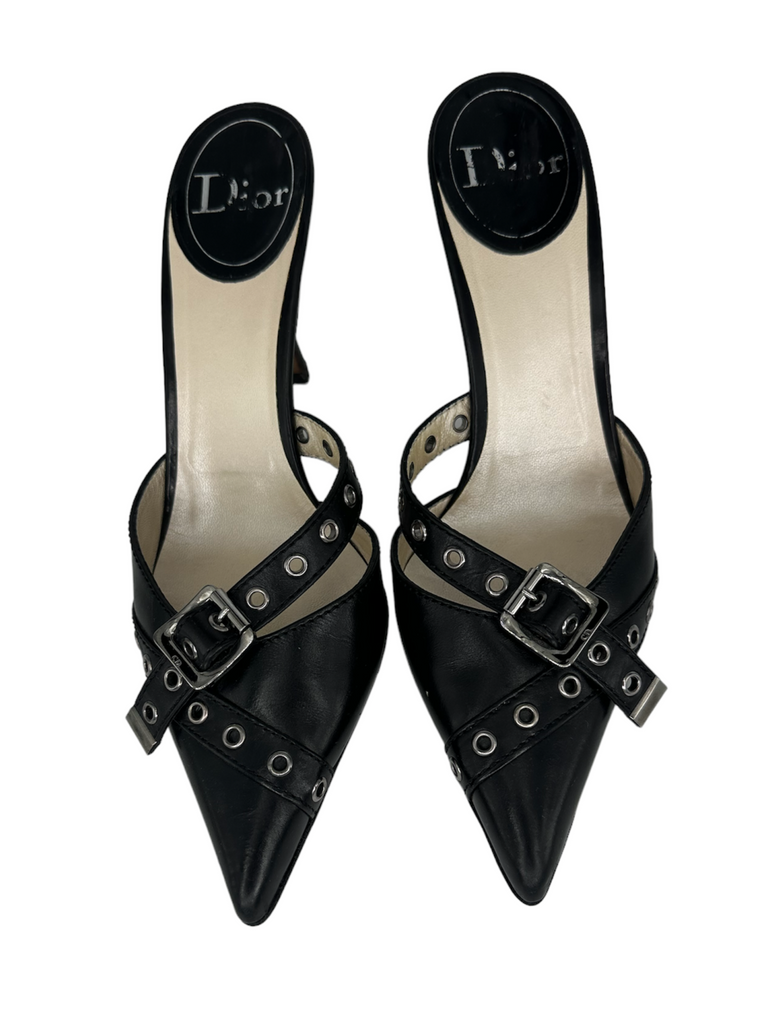 CHRISTIAN DIOR Crossover Mules IT 38