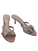 CHRISTIAN DIOR Patent Bow Sandals IT 37