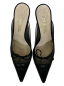 CHANEL Logo Mules IT 37.5