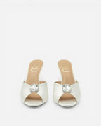 nou the mule in ivory satin platinum gem bridal high heel pair view