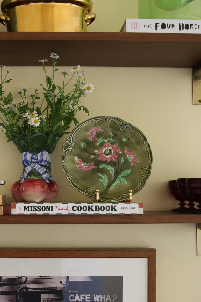 1920's Porcelain Floral Plate