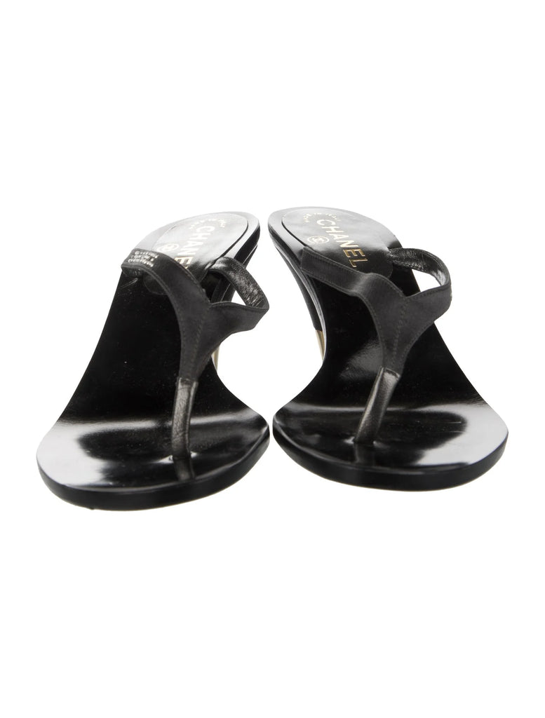 CHANEL ICON SANDALS IT 39.5