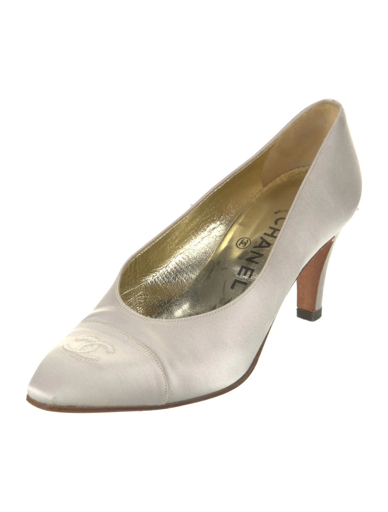 CHANE SATIN PUMPS IT 37.5