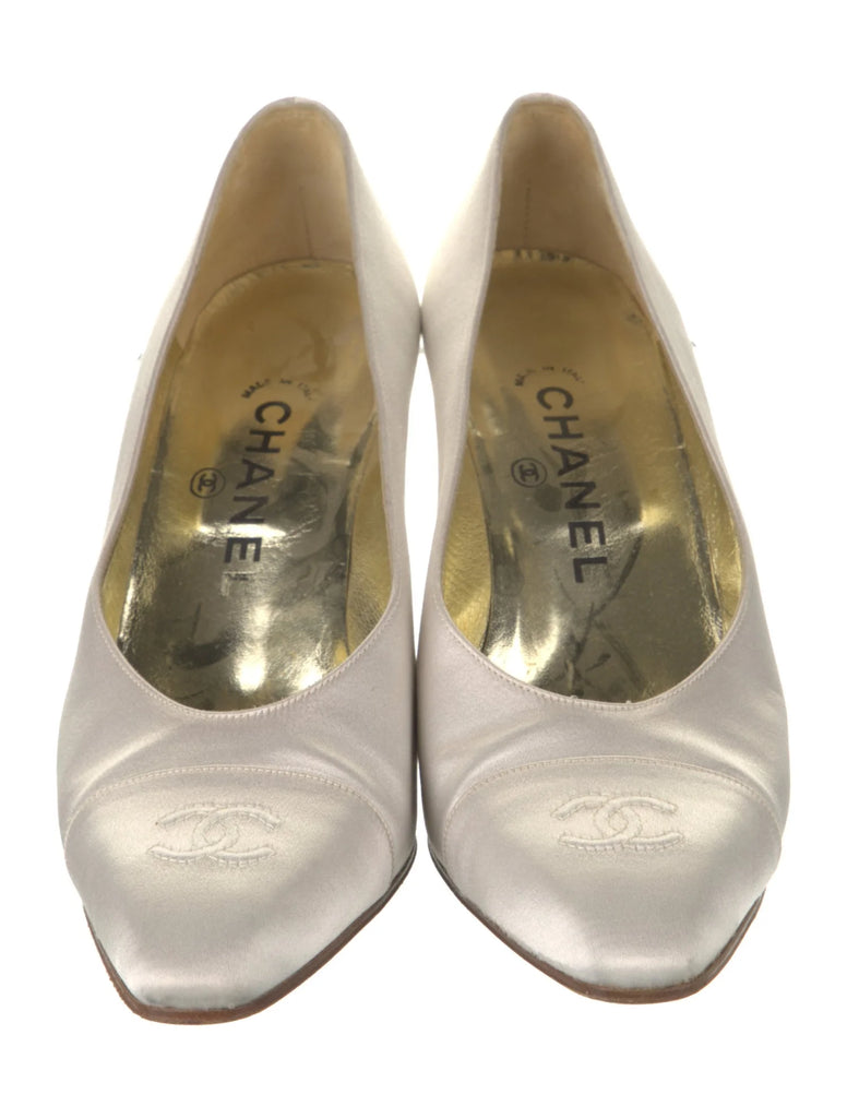 CHANE SATIN PUMPS IT 37.5