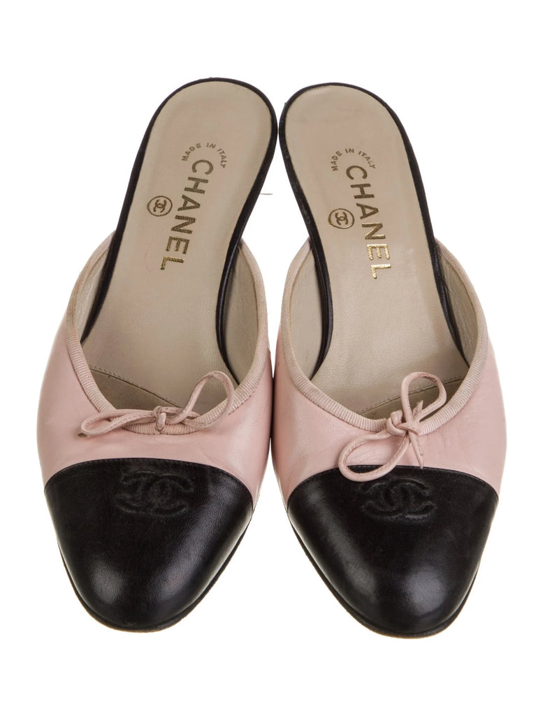 CHANEL BALLERINA MULES IT 38.5