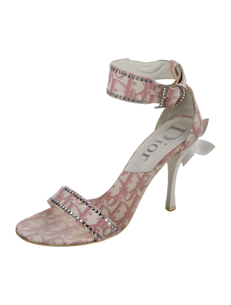 CHRISTIAN DIOR CRYSTAL SANDALS IT 36.5