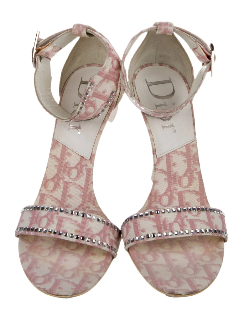 CHRISTIAN DIOR CRYSTAL SANDALS IT 36.5