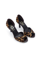 a pair of The Pump in Leopard by NOU, NOU SHOES by alexia ioannou 