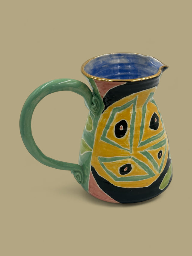 LARGE DECO PITCHER